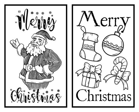 Black And White Christmas Cards Free Printable